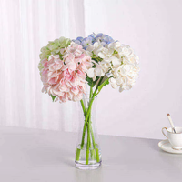 Oh Arts Factory Personnalisation Faux Latex Hortensia Fleurs Real Touch Fleur pour la décoration de la chambre à coucher