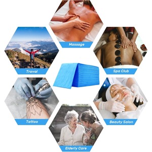 <b>Disposable</b> Non Woven <b>Bed</b> <b>Sheet</b> Beauty Care Hospital <b>Disposable</b> <b>Bed</b> <b>Sheets</b> Lightweight Easy Clean Up NonIrritating Convenient - Product Image 5