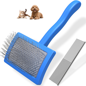 Cepillo de Madera Ergonómico de Primera Calidad con Diseño Pintado para el Cuidado de Mascotas - Product Image 6