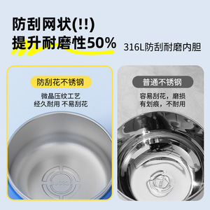 316 Stainless Steel Baby Bowl With Double Handles And Lid Anti Scalding Anti Drop For Infant Food Safe Feeding - Product Image 4