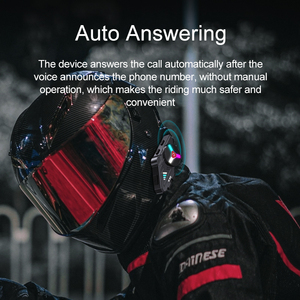 Gran oferta de auriculares para motocicleta, intercomunicador Bt con casco de Radio Fm, auriculares Bt 5,3, auriculares impermeables para exteriores - Product Image 5