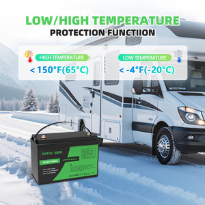 <span class=keywords><strong>PL</strong></span> 欧盟 美国库存 免税 磷酸铁锂电池 12V 100Ah 深循环 内置BMS 5年寿命 适用于房车/太阳能电池板/钓鱼船马达/露营车 - Product Image 4