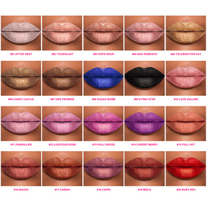 Ochain brillo líquido lápiz labial diamante impermeable metálico LipglossTube impermeable perla brillo de labios para mujeres cosmético brillo de labios - Product Image 5