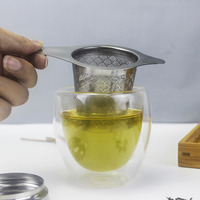 Infuseur de thé en forme de panier, nouveau design, en acier inoxydable, passoire à thé avec poignée