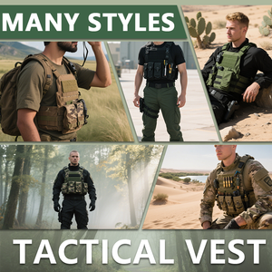 เสื้อกั๊กยุทธวิธีเพื่อความปลอดภัยในการตั้งแคมป์เสื้อกั๊กลายพรางสำหรับใช้กลางแจ้งเสื้อล่าสัตว์ - Product Image 5