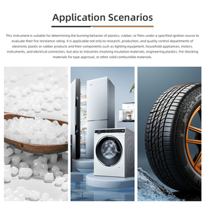 Horizontale en verticale vlamtestkamer |   Automatische gasstroom & vlamhoogte |   Brandbaarheid van kunststoffen/rubber/textiel - Product Image 6