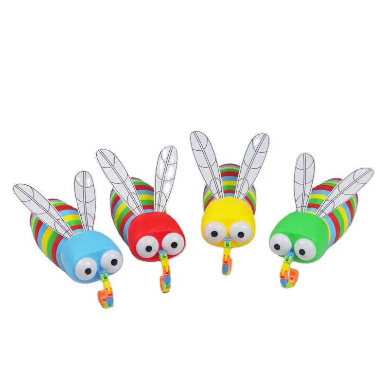 New Hot Sell Wholesales Cute Rainbow Insect Mosquito Shape Slug Toys Children's Stress Relief Toys Party Gifts For Kids