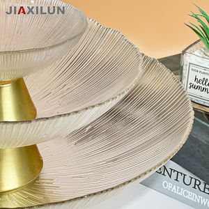 Fraise Banane Raisin Autres Fruits Plateau décoratif en verre Plats et assiettes ovales élégants - Product Image 5