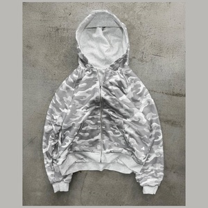 <span class=keywords><strong>Felpa</strong></span> con Cappuccio Invernale da Uomo in Pile Traspirante, Reversibile con Stampa <span class=keywords><strong>Leopardata</strong></span> e Cerniera, Vestibilità Ampia - Product Image 1