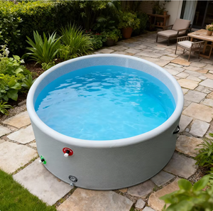 IGoPool <span class=keywords><strong>Piscina</strong></span> Gonfiabile Familiare DWF in PVC Facile da Montare, Ecologica per Spiaggia e Campeggio, per Bambini e Adulti - Product Image 2