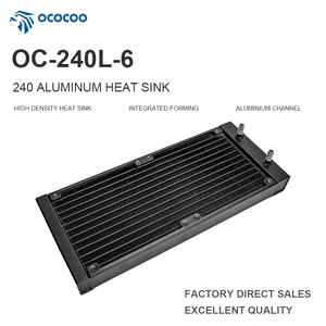 Ococoo OC-240L-6 240mm RGB Nhôm PC nước làm mát bằng tản nhiệt 4pin nối <span class=keywords><strong>CPU</strong></span> chất lỏng làm mát tản nhiệt cho hệ thống làm mát - Product Image 5
