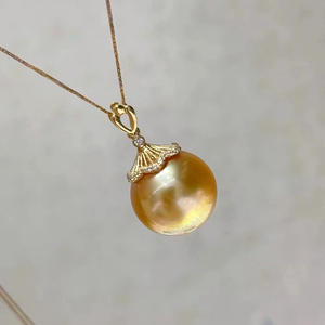 S925 <b>Silver</b> Pendant Empty Holder DIY Accessories 10-15mm Round Bead <b>Necklace</b> Concealer Product Category <b>Pearl</b> <b>Necklaces</b> 30871 - Product Image 2