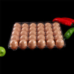 Caja de bandejas de plástico para huevos de 30 agujeros, 6, 10, 12, 15, 20, 18 celdas, blíster desechable, bandeja transparente para embalaje de huevos de pollo - Product Image 3