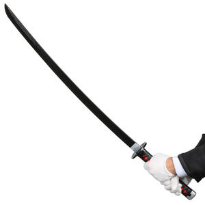 US Warehouse Stock Anime Swords <span class=keywords><strong>Katana</strong></span> en bois de bambou non tranchant équipé d'un porte-épée et d'une ceinture - Product Image 3