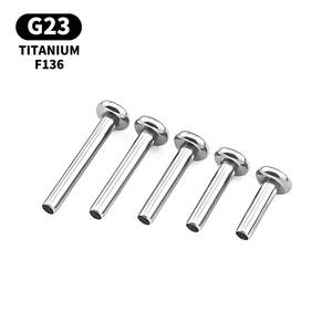G23 Titanium <span class=keywords><strong>Labret</strong></span> Interne Draad M 0.9Mm 2.5Mm Kleine Basispaal 16G <span class=keywords><strong>18G</strong></span> Oorstud Body Piercing Sieraden T-Vorm Accessoires - Product Image 1