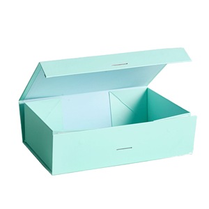 Custom Paper Luxury Boite Cadeau Hair Shoe Folding Foldable Magnetic Packaging Gift Box With Ribbon