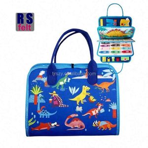 Nuevo Tablero de Actividades Sensoriales para Niños Pequeños, Juguetes Educativos para Viajes, Juguetes Montessori, Libro de Actividades de Fieltro - Product Image 1
