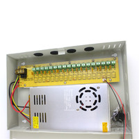 Alimentation électrique pour caméra CCTV, boîtier 220VAC vers 12V 33A 18CH 400W, accessoires pour caméra CCTV