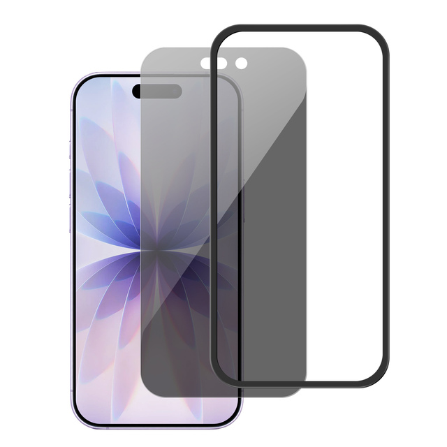 2/4 Way Anti-Spy Privacy Tempered Glass Screen Protector for iPhone 16/16 Plus/16 Pro/16 Pro Max Screen Protector Easy Apply