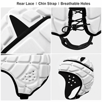 Casque de rugby personnalisé en gros, casque souple pour football américain 7v7, protection de la tête rembourrée en EVA