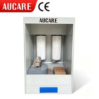 Cabina de Recubrimiento en Polvo de Alta Eficiencia con Filtro de Recuperación para Operación Manual, Pulverización Industrial por Chorro Pulsado para Reparación de Lijado