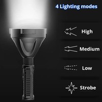 Lampe torche tactique à LED rechargeable par USB multifonctionnelle portable à lumière vive haute puissance