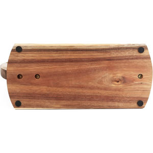 <span class=keywords><strong>Jamonero</strong></span> personalizado para rebanar jamón de madera de acacia con almohadillas antideslizantes - Product Image 5