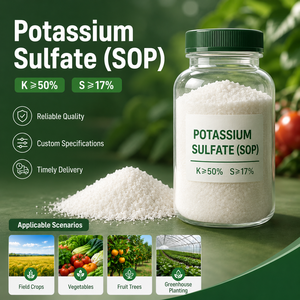 Solfato di Potassio Grado Tecnico SOP K2SO4 CAS 7778-80-5 K 50% Fertilizzante a Base di Potassio Formulazione Personalizzata Prezzo di Fabbrica all'Ingrosso - Product Image 4