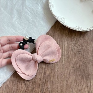 Coletero de terciopelo súper suave con lazo de perlas, estilo coreano, otoño/invierno, accesorios para el cabello de Yanqi, coletero elástico para cola de caballo - Product Image 3