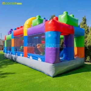 Château gonflable durable pour enfants, zones de jeux intérieures, avec matériau résistant aux intempéries et flux d'air stable, à vendre - Product Image 5
