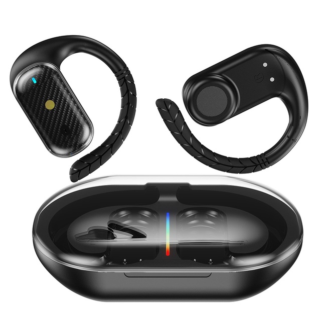 Open-Ear X16 OWS TWS Earbuds Ultra Comfortable Ergonomic Design Balanced Sound Waterproof HD Call LED Battery Indicator Ear Hook