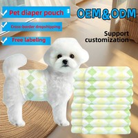 Couches pour chiens imperméables en tissu non tissé, culottes d'apprentissage de la propreté pour petits chiens, fournitures du Shandong