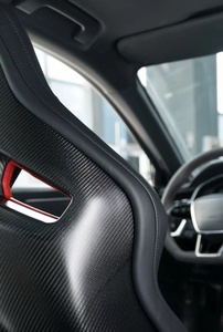 Sedili Sportivi di Lusso per Auto, Personalizzati con Pannello in Fibra di Carbonio, Sedili a Guscio in Pelle RS per Audi A3 A4 A5 A6 A7 Q3 Q5 Q7 Q8 - Product Image 5