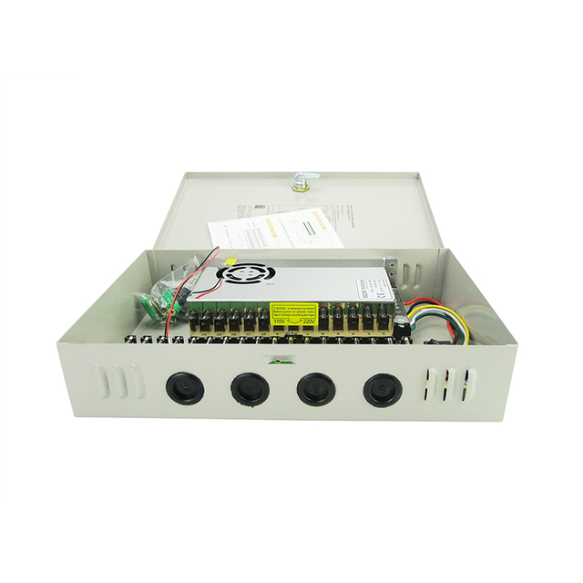 240W 20A 12vdc Rainproof and Lockable Switching Power Supply 18-Channel LED Strip SKD/CKD Support