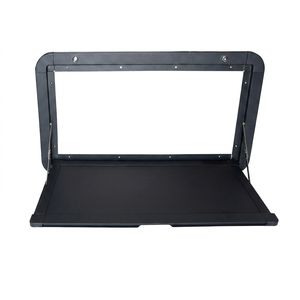 Mesa Plegable Externa de Aleación de Aluminio, Montada en la Pared, para Autocaravanas, con Estante Bloqueable para Uso en Exteriores - Product Image 1
