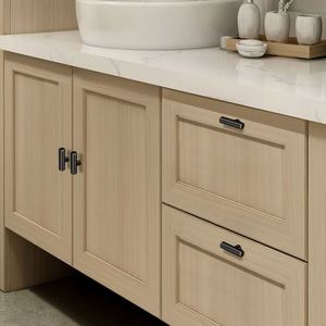 WEKIS Luxury Modern Square Zinc <b>Pulls</b> <b>for</b> Kitchen Dresser Cabinets Customized Modern T <b>Bar</b> Brass Handle Cupboard Knobs Bedroom - Product Image 6