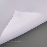 100% Polyester boîte à lumière bannière drapeau tissu impression numérique Textile matériel pour imprimante à Sublimation