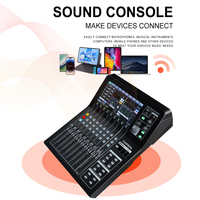 DM3 Contrôleur DJ Professionnel Nouveau Design Table de Mixage Audio Numérique Effets de Rythme Son Surround Écran Rétroéclairé Console en Plastique