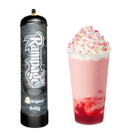 Cartouches de crème fouettée professionnelles Rampage 680g – Outil portable pour la préparation de crème fraîche – Cylindre de gaz pour pâtisserie et fêtes
