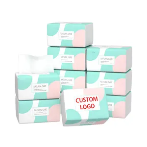 Wholesale Wettable Water No Confetti Facial Tissue Paper Soft Pack Office Restaurant Hotel Car Tissue