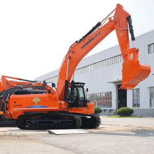 รถขุดตีนตะขาบขนาดใหญ่ LonKing LG6490F 50.5 ตัน ระบบไฮดรอลิก Kawasaki เครื่องยนต์ Isuzu บุ้งกี๋ขนาด 2.6 เมตร กำลัง 296 กิโลวัตต์ - Product Image 1