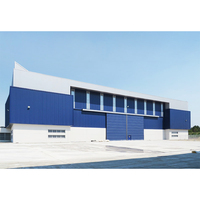 Industrial Long Span desmontable Marco de luz Almacén Estructura de acero Edificio H Beam metal Hangar de acero