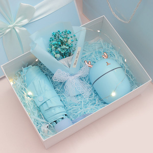 Guangdong Origin personalizado 4 colores Dragon Boat Festival bordado Notebook Pen Set Logo en relieve pequeño ventilador Navidad graduación - Product Image 5