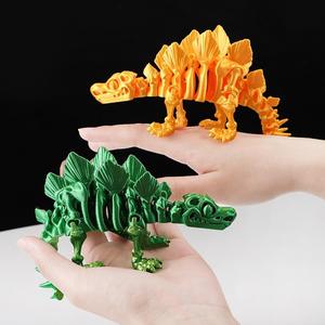 <span class=keywords><strong>Esqueleto</strong></span> impreso en 3D personalizable <span class=keywords><strong>Stegosaurus</strong></span> plástico OEM modelo regalo para niños juguetes impresos en 3D animales y dinosaurios - Product Image 2