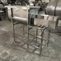 Miscelatore Industriale a U di Grande Scala, Produzione 5 Tonnellate/Ora, Miscelatore a Nastro in Acciaio Inox con Pompa e Motore a Ingranaggi per Produzione di Fertilizzanti Sfusi