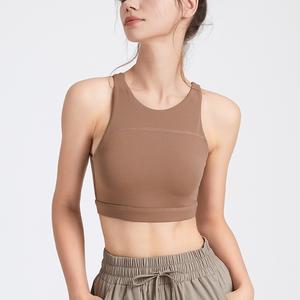 Wholesale Custom Unique Back Design High Elastic Crop <b>Yoga</b> Bra <b>Top</b> Fitness Gym <b>Top</b> - Product Image 5