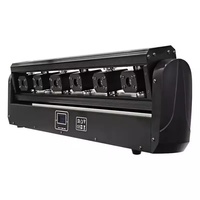 Barre de lumière laser à effet linéaire RGB, 6 yeux RGB, faisceau large couleur pleine, lumière laser mobile pour DJ, pour discothèques et bars