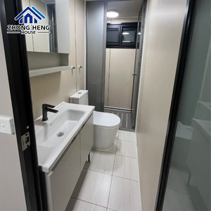 Casa Contenedor Expandible con Estructura Blanca, Revestimiento Crema, Puerta de Doble Vidrio, Ventanas con <span class=keywords><strong>Toldo</strong></span>, Completamente Amueblada, Casa Prefabricada con Terraza - Product Image 6