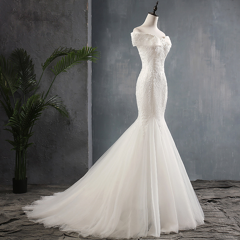 Lace Wedding Gowns - Elegant Mermaid Formal Princess Dresses