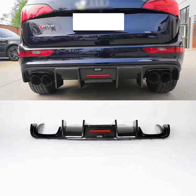 Genuine Auto Parts Carbon Fiber Rear Diffuser for Audi Q5 Sq5 Sportback Sport B9